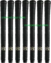 The Grip Master Tour Classic Wrap Golf Grip Standard Black Core 60R Set of 7 Pcs