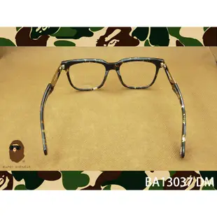 【A BATHING APE】 (BAPE) 日本潮牌 猿人牌 黃金琥珀紋款 光學眼鏡 附中性眼鏡盒 正版