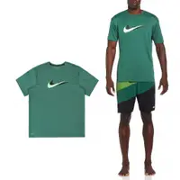 在飛比找蝦皮商城優惠-Nike 短袖 Hydroguard 男款 綠 防曬衣 速乾