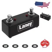 Lightweight Black Dual Switch Mini Pedal with Status LED for Easy Monitoring