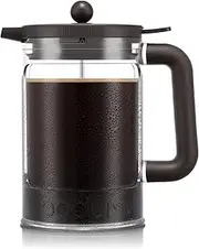 Bodum Bean Cold Brew Coffee Maker with Fridge Lid, 1.5 Litre Capacity, Dark Roast