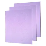 3Pcs Purple Glitter Acrylic Sheets 1/8" Thickness 12" x 12" PMMA Sheets