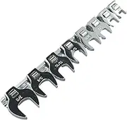 8pcs 3/8 Inch Drive Crowfoot,Wrench Imperial Open End Spanner Wrenches Crows Foot Spanner Set