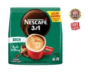 2 pack NESCAFE 3 in 1 RICH and Strong Blend & Brew Instant Coffee 25 sticks X18g