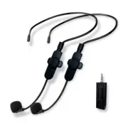 Wireless Microphone Set 2.4G Dual Wireless Headset Mini Portable Microphone1193