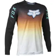 FOX SALE $59.95 (RRP$129) FLEXAIR RS LS JERSEY BRNT ORANGE LARGE