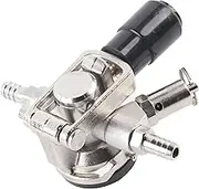 Stainless Steel Keg Coupler, D Type Dispenser with Pressure Valve, Commercial Bar Equipment, Home Brewing Accessories, 304 Steel Construction
