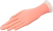 OATIPHO Flexible Nail Art Training Hand Model Reusable Prosthetic Fake Hand for Manicure Practice Tool for Beginners Students Salon Artists Convenient for Nail Art