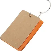 WEKADRIN 50pcs Blank Paper Cards for Learning Stylish Flashcards for Studying and Notetaking Artistic Hand-Drawn Design Versatile Memo Cards for Reminders and Creative Drawing