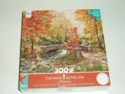 Thomas Kinkade Jigsaw Puzzles Fall at Fox Creek Bridge NIB