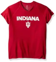 adidas NCAA Indiana Hoosiers Adult Women Sideline 2017 Climalite S/Tee, Mediu...