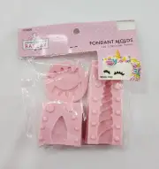 Unicorn Fondant Mold Unicorn Horn Eyelashes & Ears Cake Decorating Silicone