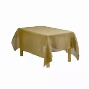 Tablecloth Burlap Natural Square 81 Inch By Broward Linens
