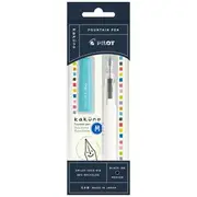 Pilot Kakuno BegreeN Fountain Pen Soft Blue White Barrel