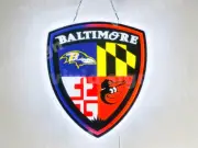 Baltimore Orioles Ravens 3D LED 16"x14" Neon Sign Light Lamp Sports Bar Open Art
