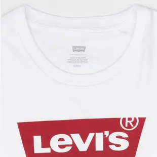 Levis 女款 短袖T恤 / 經典Logo 白-熱銷單品 17369-0468