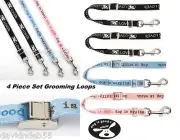 4pc DOG IS GOOD DOGISM ADJUSTABLE LOOP SET for PET Grooming Table Arm Bath NOOSE