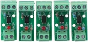 HOBBYIN 5PCS 1 Channel Optocoupler Isolation Module,DC12V Optocoupler Isolation Module EL817 Opto PNP NPN Signal Converter,Isolator High-Level Trigger
