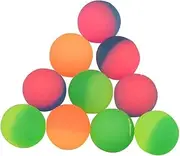 Abaodam 20pcs Mixed Color Bouncing Balls Jumping Toys for Kids Plastic Balls Floating Toys Great Present for Children's Day Birthday