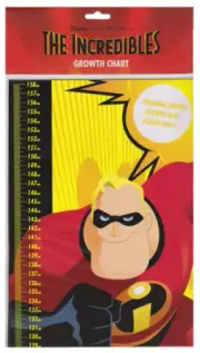 The Incredibles Growth Chart | Kids Growth Chart | Disney Pixar The Incredibles