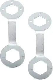 CANIGHT Professional Washing Machine Spanner Wrench Set of 2 for 36/38mm Nuts Easy Repair for Washing Machines