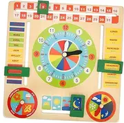 BESTonZON 1 Set Calendar Clock Advent Calendars Clock for for Advent Calendar for Days of Week for Learning for 4 Year