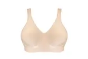 Playtex Comfort Revolution Flex Fit Womens Wire Free Nude Sports Bra Crop Top