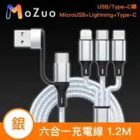 在飛比找momo購物網優惠-【魔宙】USB/Type-C轉MicroUSB+Lightn