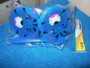 New Animal Snack Containers 2 Pack with Spoon Dark Blue Tiger