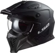 Helmets Open Face Drifter Helmet (Matte Black - 2X-Large)