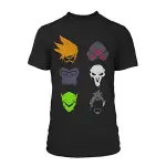 【官方授權】鬥陣特攻 OVERWATCH 英雄噴漆  T恤 T-SHIRT