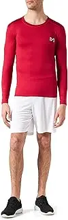 [MEETYOO] Men’s Compression Base Layer Top Long Sleeve T-Shirt Sports Gear Fitness Tights for Running Gym Workout