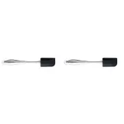 2PK Dexas Gadget Silicone 26.5cm Spatula Cooking Utensil - Black