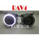 ●○RUN SUN 車燈,車材○● 全新 TOYOTA 豐田 13 14 15 RAV-4 LED 光圈魚眼霧燈-H11