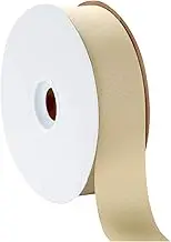 Berwick Offray 1.5" Grosgrain Ribbon, Natural Brown, 50 Yards
