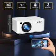 XGODY 4K UHD Projector 5G WiFi Bluetooth Mini Portable Projector Home Theater AU