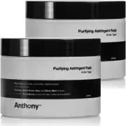 Anthony Purifying Astringent Pads with Witch Hazel 60 Count (pack of 2)