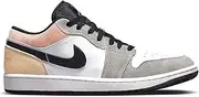 [Nike] Air Jordan 1 Low SE Flight Club Men's Shoes Black/Magic Ember/White/Sundial DX4334 008, Black/Sundial-magic Ember, 10 US