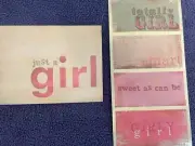 My Minds Eye MME Die Cut Scrapbook Just A Girl Quarters New Craft