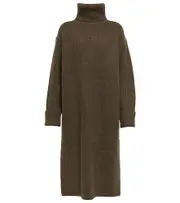 [Polo Ralph Lauren] Polo Ralph Lauren Wool-blend turtleneck sweater dress AU 8 neutrals