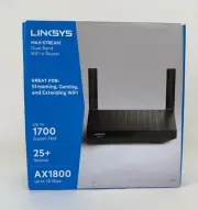 Linksys Max-Stream AX1800 Dual-Band Mesh Wi-Fi 6 Router MR7350 - BN