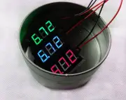 Mini LED Voltmeter DC3.5-30V Volt Meter Voltage Display Digital Waterproof