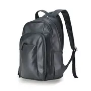 Tosca Vegan Leather Backpack Mens Multi-Pocket Travel School/Work Bag Black