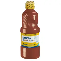 在飛比找博客來優惠-【義大利 GIOTTO】可洗式兒童顏料500ml(單罐)棕色
