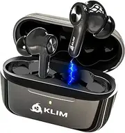 KLIM Pods Wireless Headphones + Excellent Sound + Bluetooth Earphones with Mic + Sweat Resistant (IPX4) + Optimal Isolation + Long-Lasting Battery 30H + Quick and Easy Pairing 10m Range + New