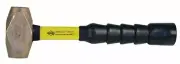 Nupla 30-015 Brass Sledge Hammers, 1 1/2 lb., SG Grip Handle, Yellow