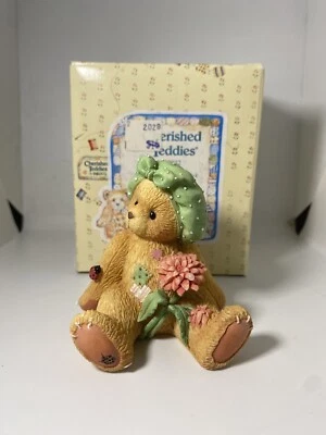 Cherished Teddies 1996 "Dahlia" Flowers 202932