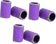 WRITWAA 100Pcs Nail Grinding Rings Sanding Bands for Nail Drill Grits Nail Art Tools Durable Polishing Bands for Gel Nails Sanding Sleeves