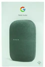 Google Nest Audio, Smart Speaker Google Assistant Built-In Charcoal, New Sealed
