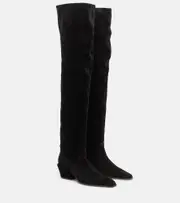 [Paris Texas] Paris Texas Bettina over-the-knee suede boots AU 7 black